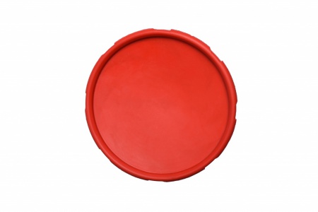 RUB-DISC-RED-15CM
